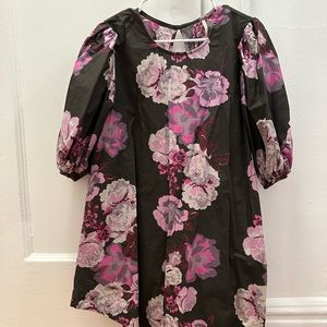 Free People Maye Poplin Tunic in Midnight Combo